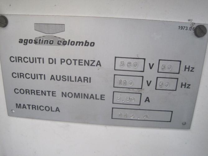 AGOSTINO COLOMBO F 25 